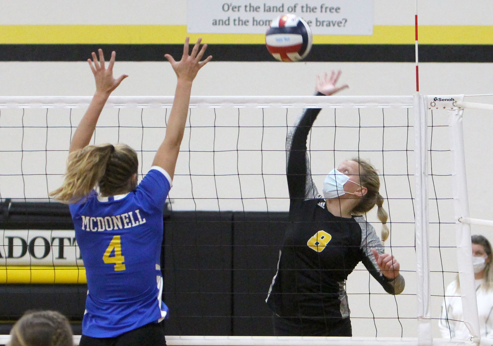 McDonell at Cadott volleyball 10-8-20